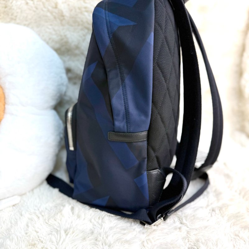 BURBERRY 經典藍格 背包背囊-3