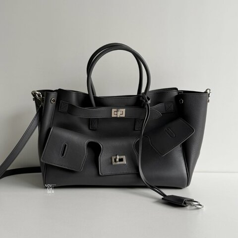 99新🆕 Balenciaga 巴黎世家 Bel Air 灰色銀釦 S號