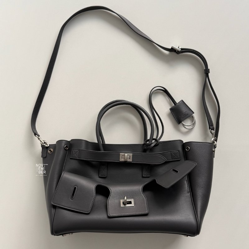 99新🆕 Balenciaga 巴黎世家 Bel Air 灰色銀釦 S號-1