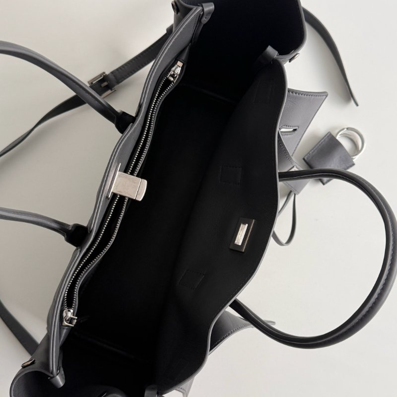 99新🆕 Balenciaga 巴黎世家 Bel Air 灰色銀釦 S號-3