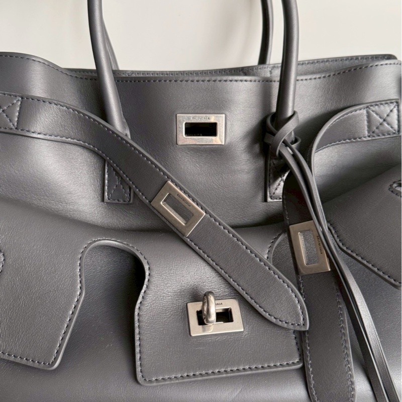 99新🆕 Balenciaga 巴黎世家 Bel Air 灰色銀釦 S號-6