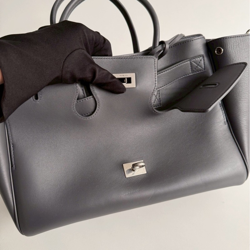 99新🆕 Balenciaga 巴黎世家 Bel Air 灰色銀釦 S號-9