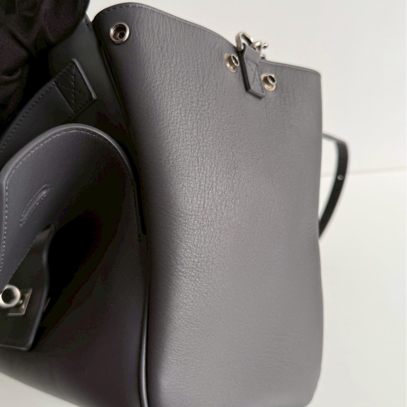 99新🆕 Balenciaga 巴黎世家 Bel Air 灰色銀釦 S號-10