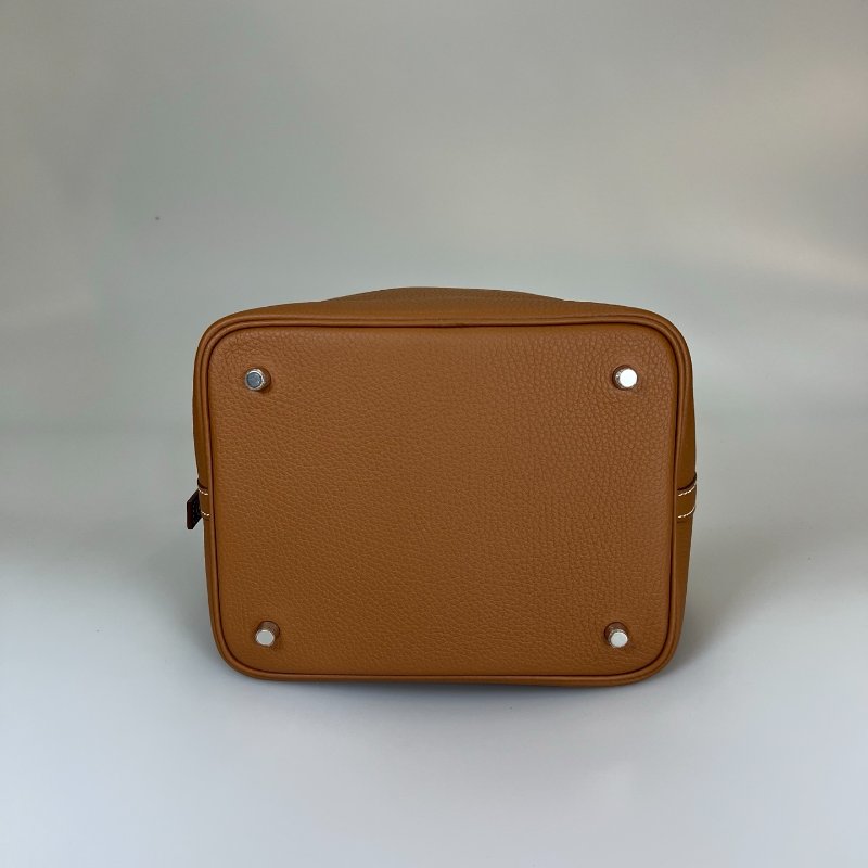 HERMES B刻 金棕銀PICOTIN22-4