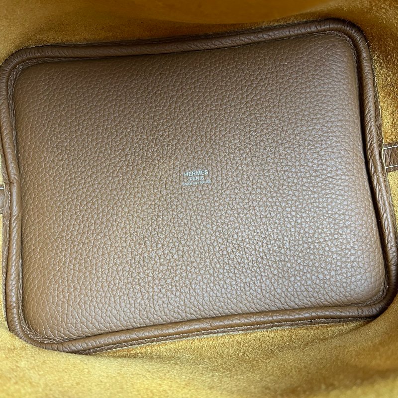 HERMES B刻 金棕銀PICOTIN22-5
