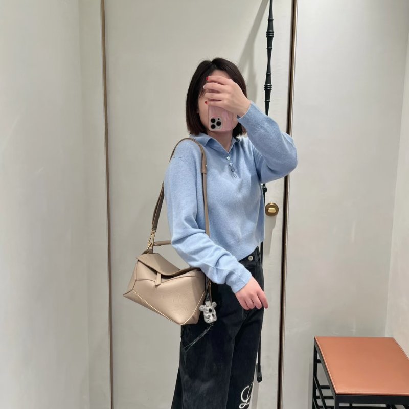 🏷Loewe 羅意威．Small Puzzle 新款 沙色-25