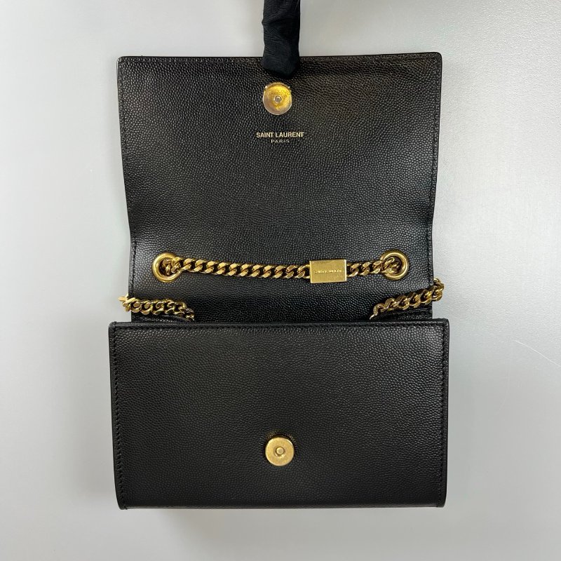 YSL 469390 黑金KATE MINI 斜挎包-5