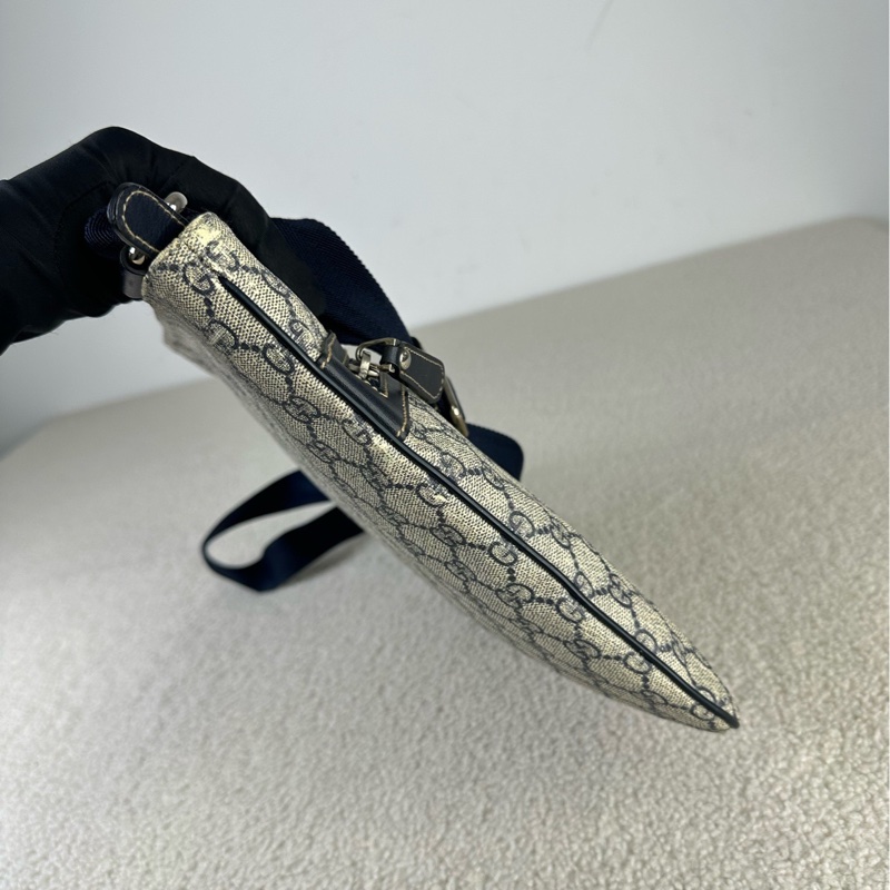 GUCCI古馳 gg supreme老花郵差包 斜挎包 97新-6