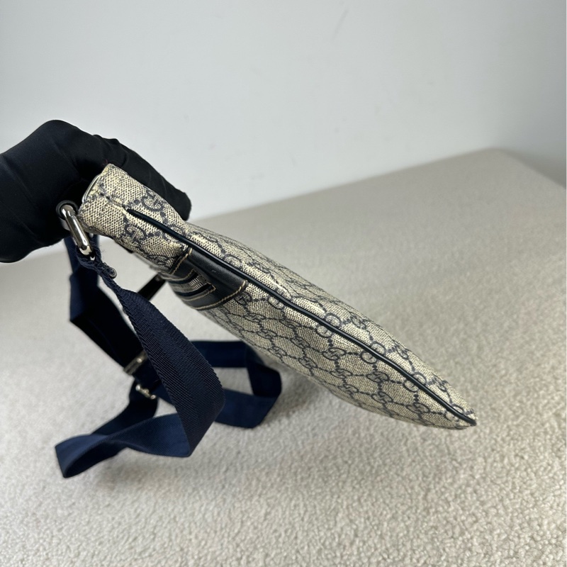 GUCCI古馳 gg supreme老花郵差包 斜挎包 97新-7