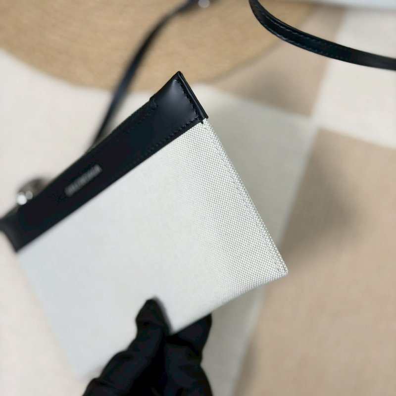 🏷Balenciaga 巴黎世家．Navy Cabas XS 托特包-18