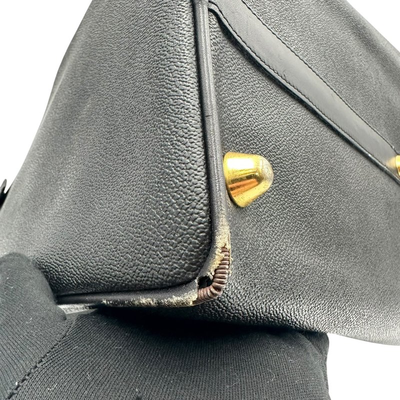 【美收精品】VERSACE  黑手提包 C-394【隔月月中將轉賣至日本 上架期限30天】-8