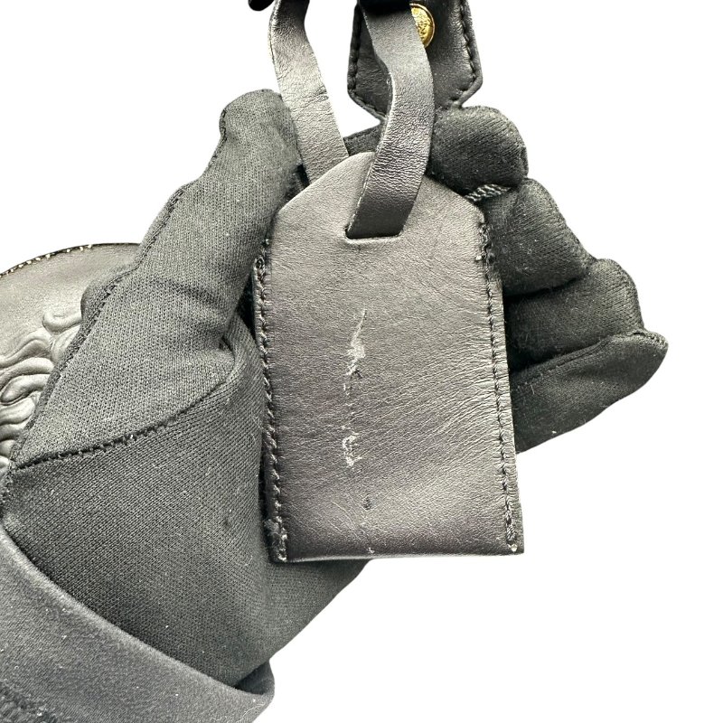 【美收精品】VERSACE  黑手提包 C-394【隔月月中將轉賣至日本 上架期限30天】-9