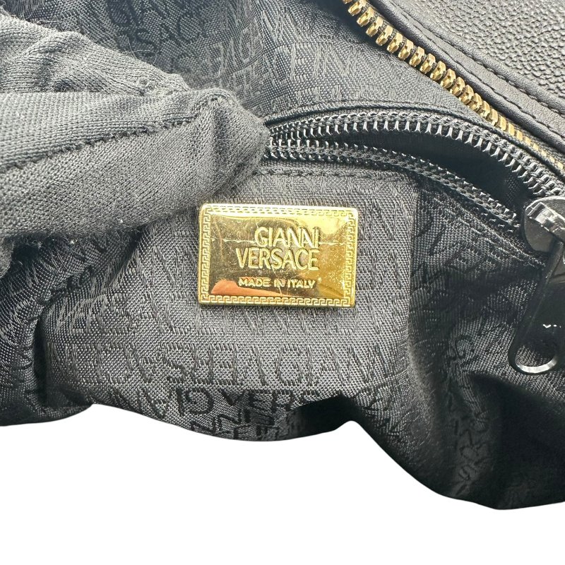 【美收精品】VERSACE  黑手提包 C-394【隔月月中將轉賣至日本 上架期限30天】-11