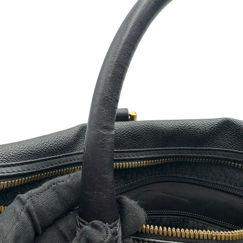 【美收精品】VERSACE  黑手提包 C-394【隔月月中將轉賣至日本 上架期限30天】-14
