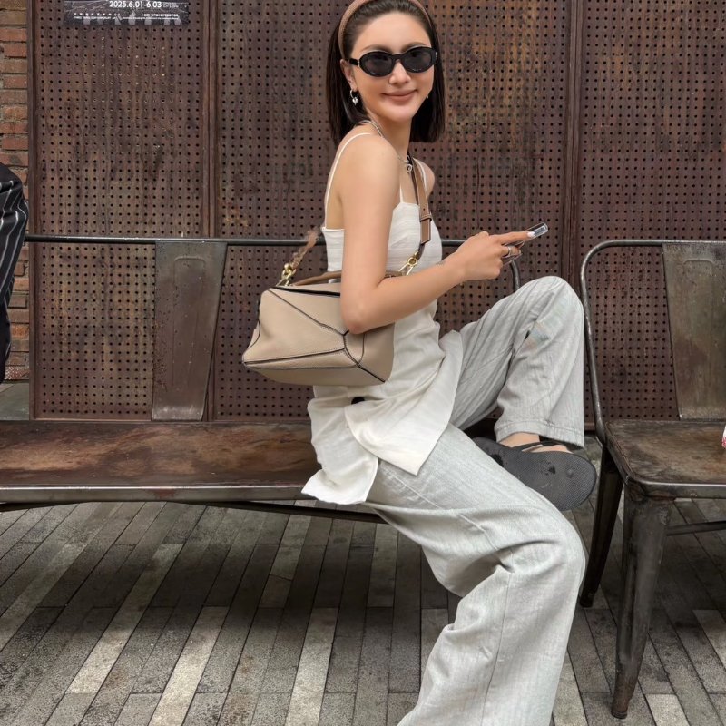 🏷Loewe 羅意威．Small Puzzle 沙色-28