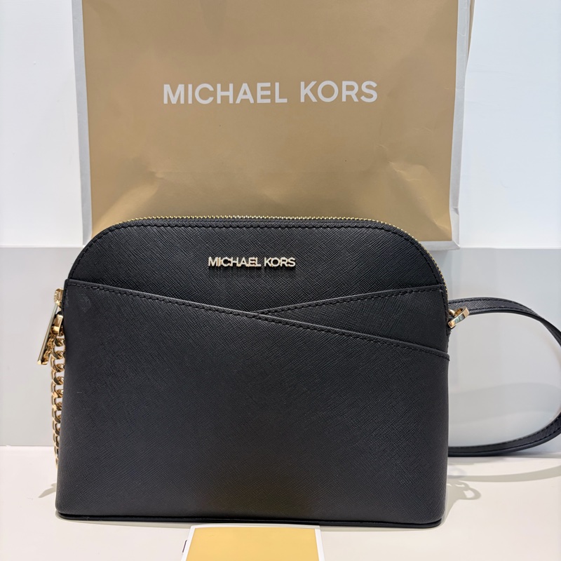 Michael Kors MK JET SET TRAVEL防刮皮革斜背貝殼包 MK斜背包-6