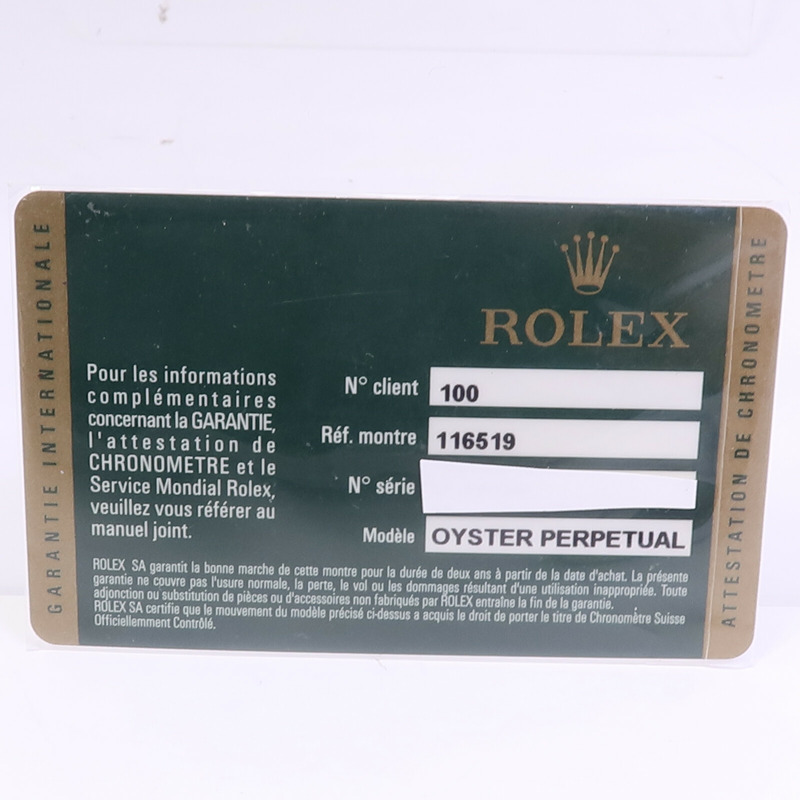 ROLEX Daytona 116519-13