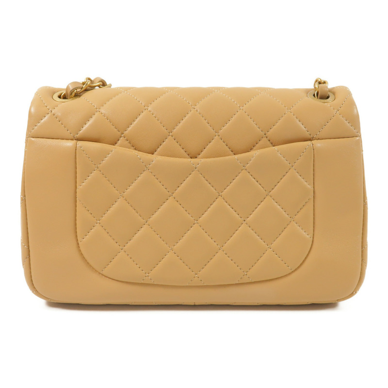CHANEL 牛皮皮革Flap Bag鏈帶肩背袋-1