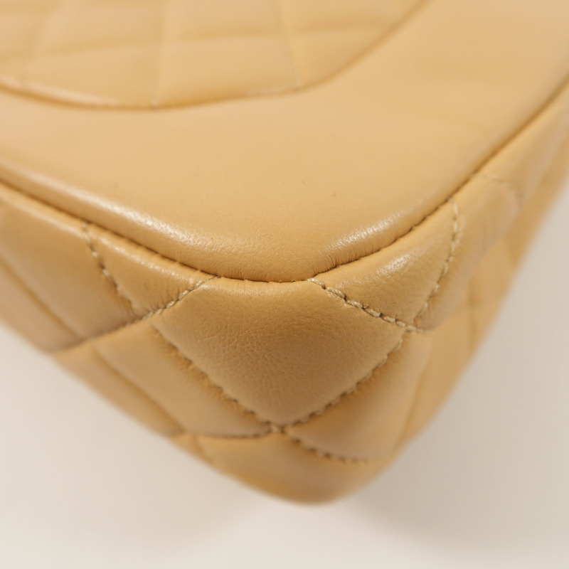 CHANEL 牛皮皮革Flap Bag鏈帶肩背袋-12