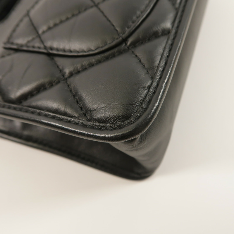 CHANEL 牛皮皮革Mini Flap手挽肩背兩用袋-13