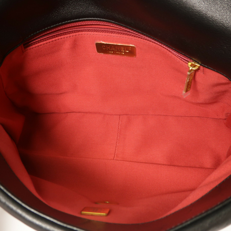 CHANEL 羊皮皮革Chanel 19手挽肩背兩用袋-4