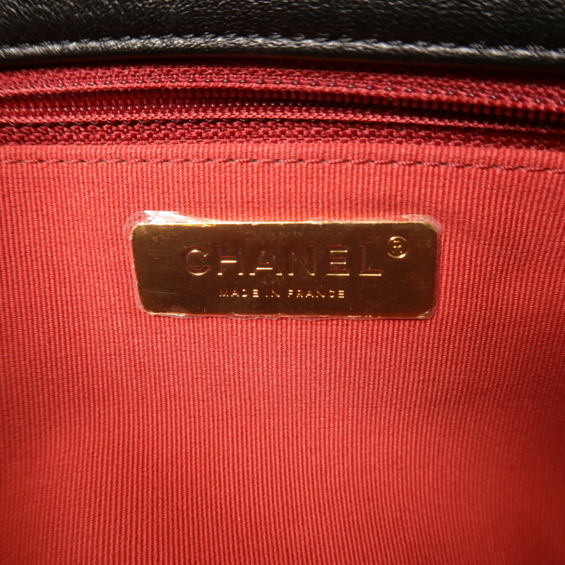 CHANEL 羊皮皮革Chanel 19手挽肩背兩用袋-5