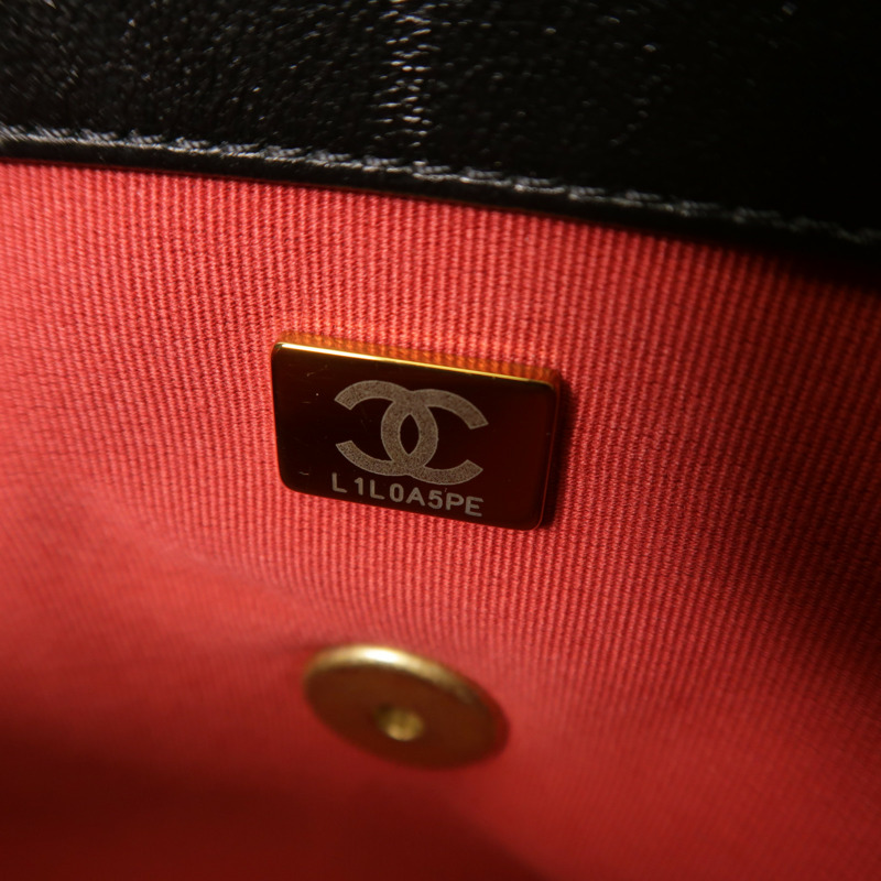 CHANEL 羊皮皮革Chanel 19手挽肩背兩用袋-6