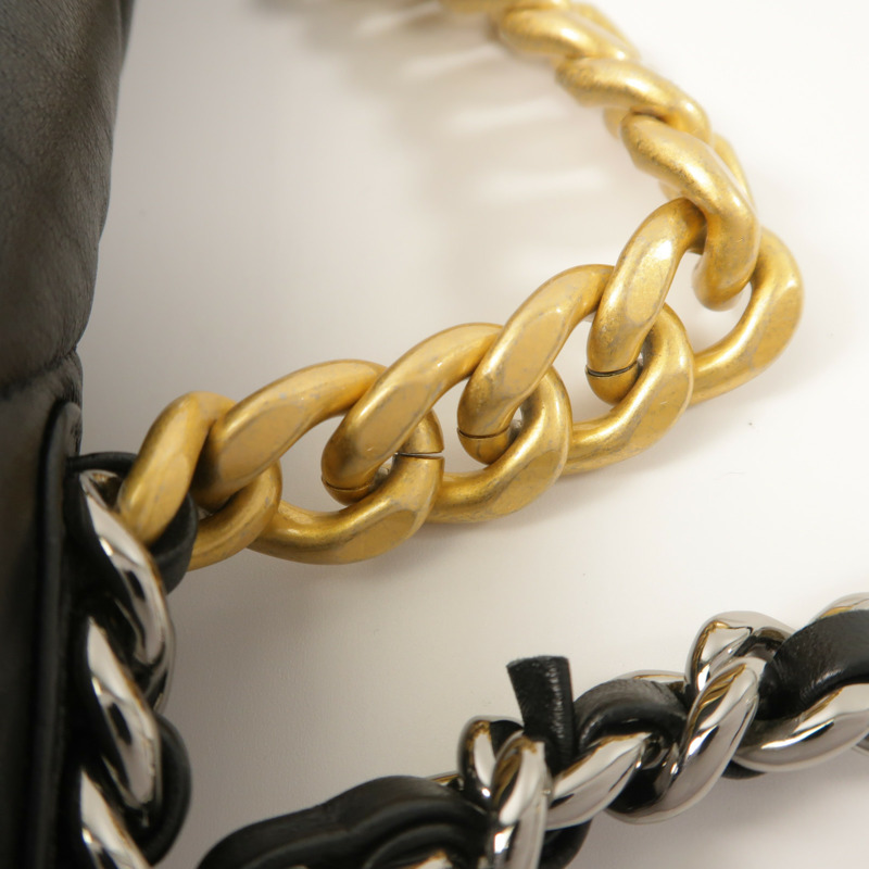 CHANEL 羊皮皮革Chanel 19手挽肩背兩用袋-14