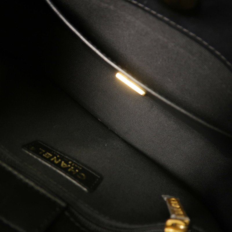 CHANEL 牛皮皮革24S Hobo手挽肩背兩用袋-4