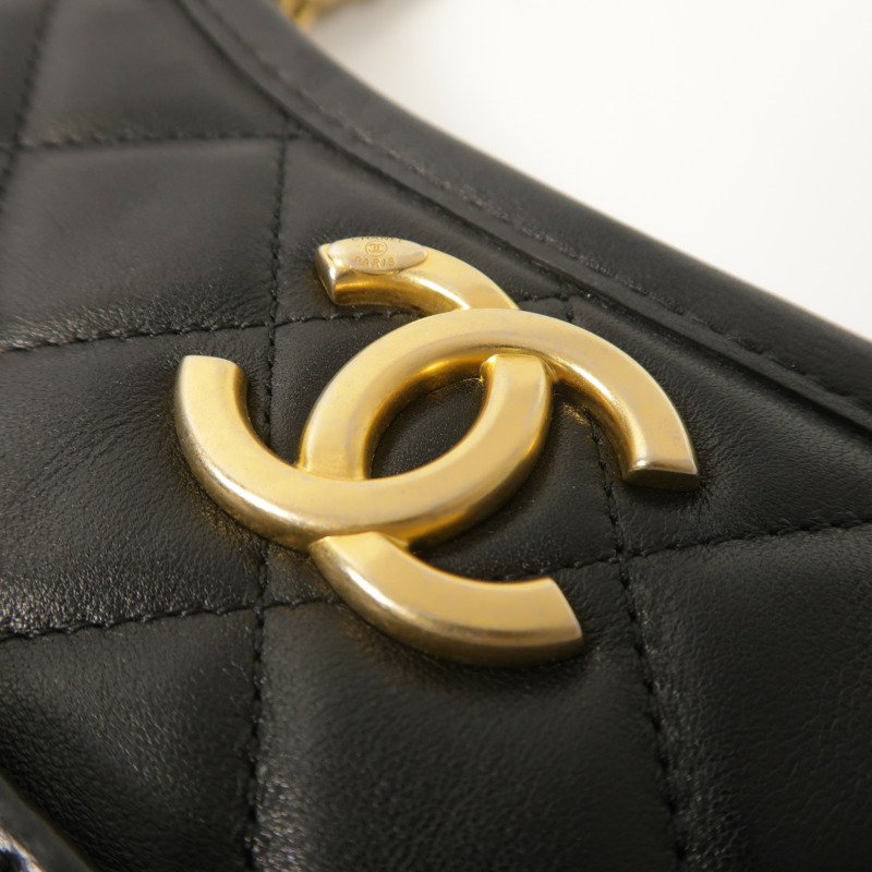 CHANEL 牛皮皮革24S Hobo手挽肩背兩用袋-9