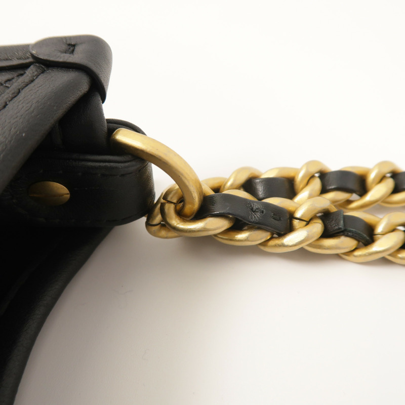 CHANEL 牛皮皮革24S Hobo手挽肩背兩用袋-15