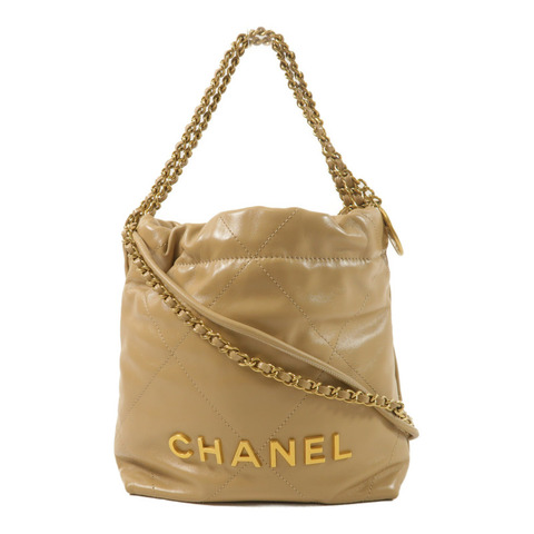CHANEL 牛皮皮革Chanel 22 Mini手挽肩背兩用袋