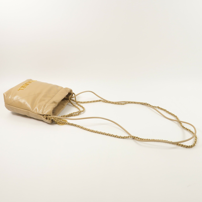 CHANEL 牛皮皮革Chanel 22 Mini手挽肩背兩用袋-7