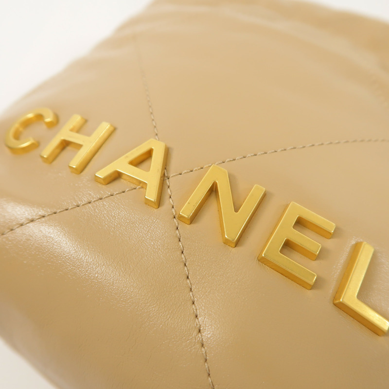 CHANEL 牛皮皮革Chanel 22 Mini手挽肩背兩用袋-9