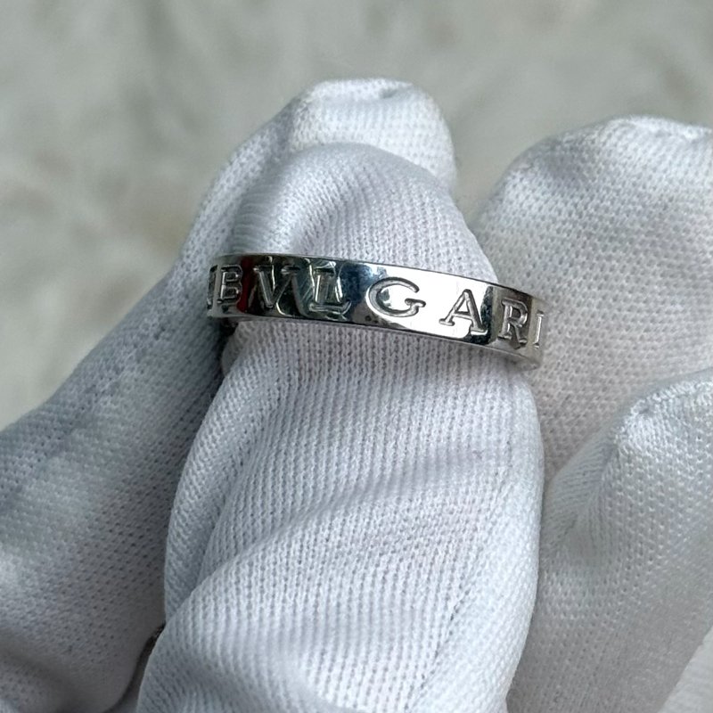 BVLGARI寶格麗B.ZERO1白金帶鑽戒指-3