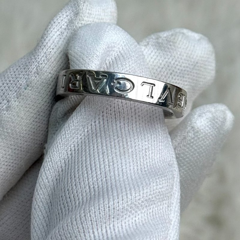 BVLGARI寶格麗B.ZERO1白金帶鑽戒指-4