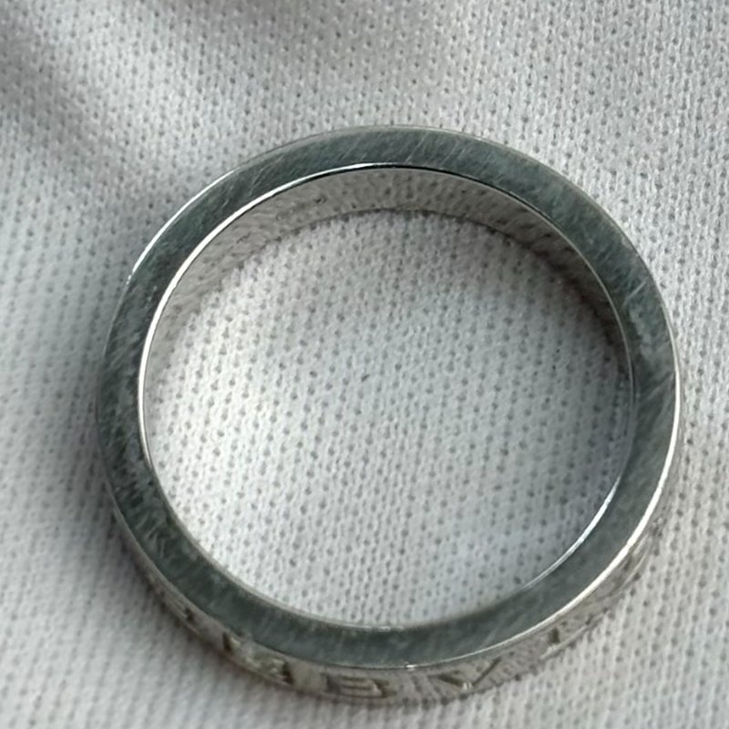 BVLGARI寶格麗B.ZERO1白金帶鑽戒指-6