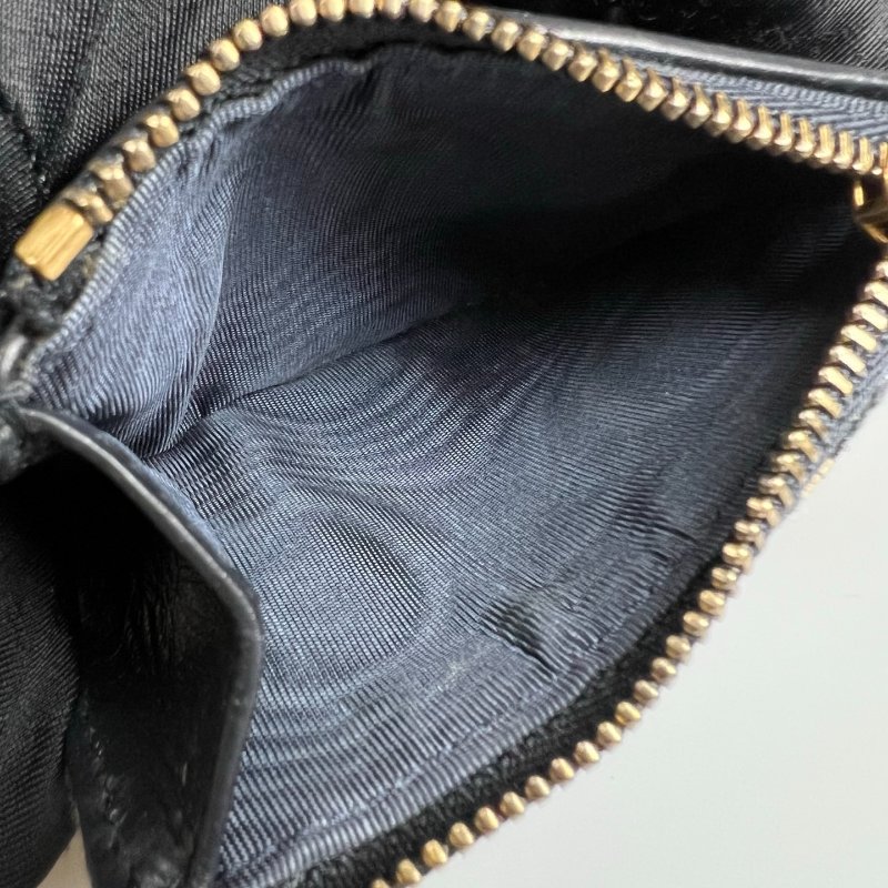 DIOR  刺繡三折短夾-8