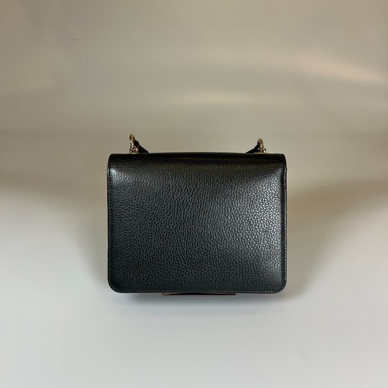 GUCCI 510304 黑色銀扣風琴包-1