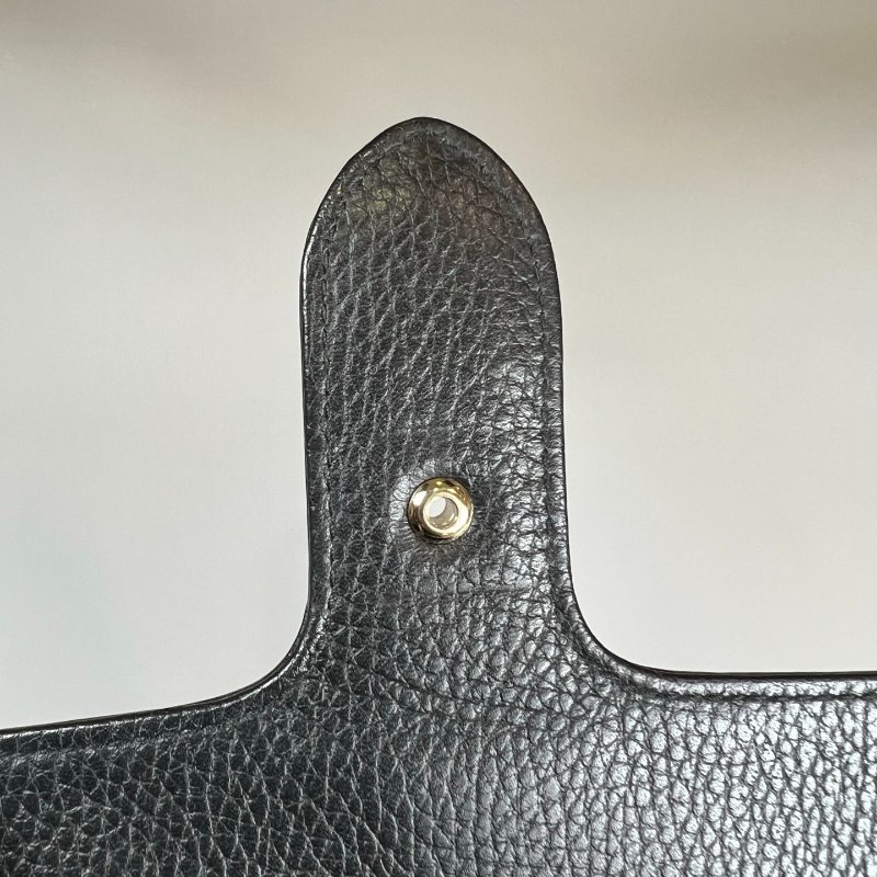 GUCCI 510304 黑色銀扣風琴包-11