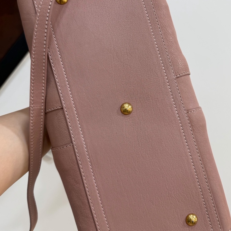 YSL 聖羅蘭 cabas chyc 經典 裸粉色 手提包 公事包 肩背包 斜背包 側背包 醫生包-19