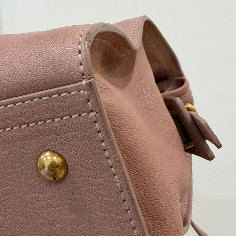 YSL 聖羅蘭 cabas chyc 經典 裸粉色 手提包 公事包 肩背包 斜背包 側背包 醫生包-20