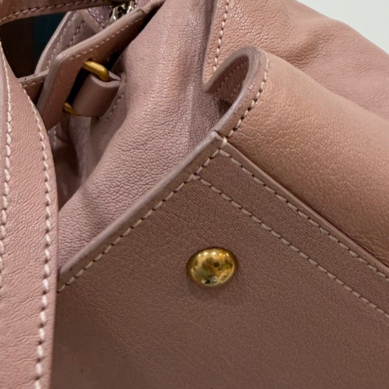 YSL 聖羅蘭 cabas chyc 經典 裸粉色 手提包 公事包 肩背包 斜背包 側背包 醫生包-22