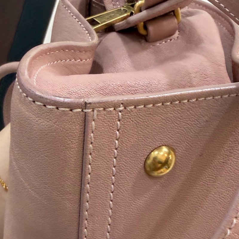 YSL 聖羅蘭 cabas chyc 經典 裸粉色 手提包 公事包 肩背包 斜背包 側背包 醫生包-23