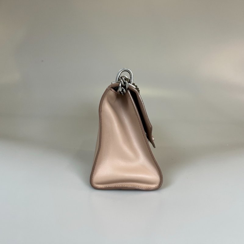 PRADA  粉色掀蓋鍊包-3