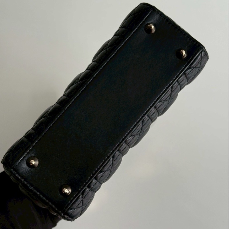 98新🖤 Dior 迪奧 Lady Dior 五格黛妃包 黑色-10