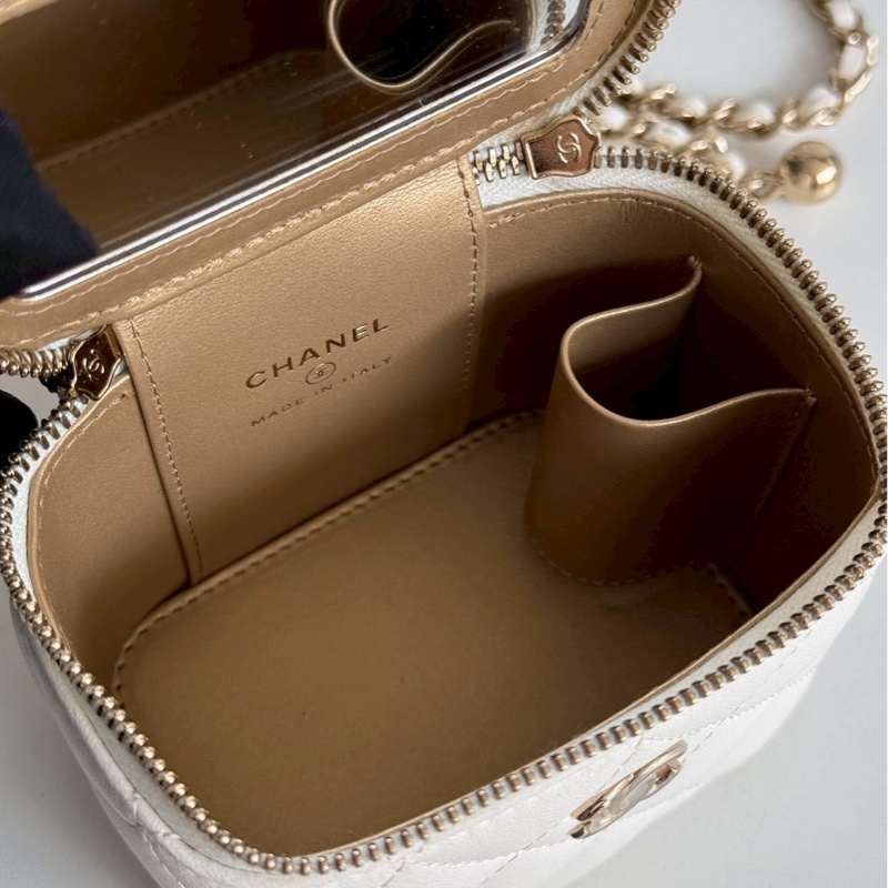 99新🆕 Chanel 香奈兒 足球釦小盒子⚽️ 白色金釦-10