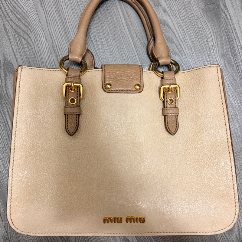Miumiu 大地色手提包 有保證卡-0