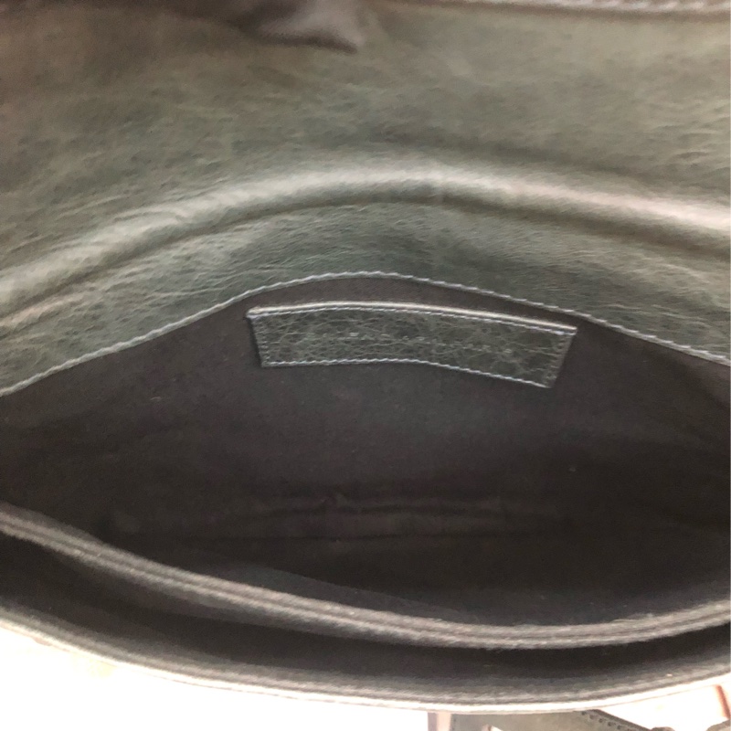 Balenciaga 灰色玫瑰金大釘 手拿包 XC474-14