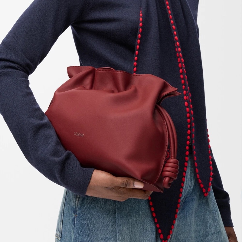 Loewe 女士 Flamenco 中號單肩包均碼碼中號、30cm*10.5cm*24.5cm-6